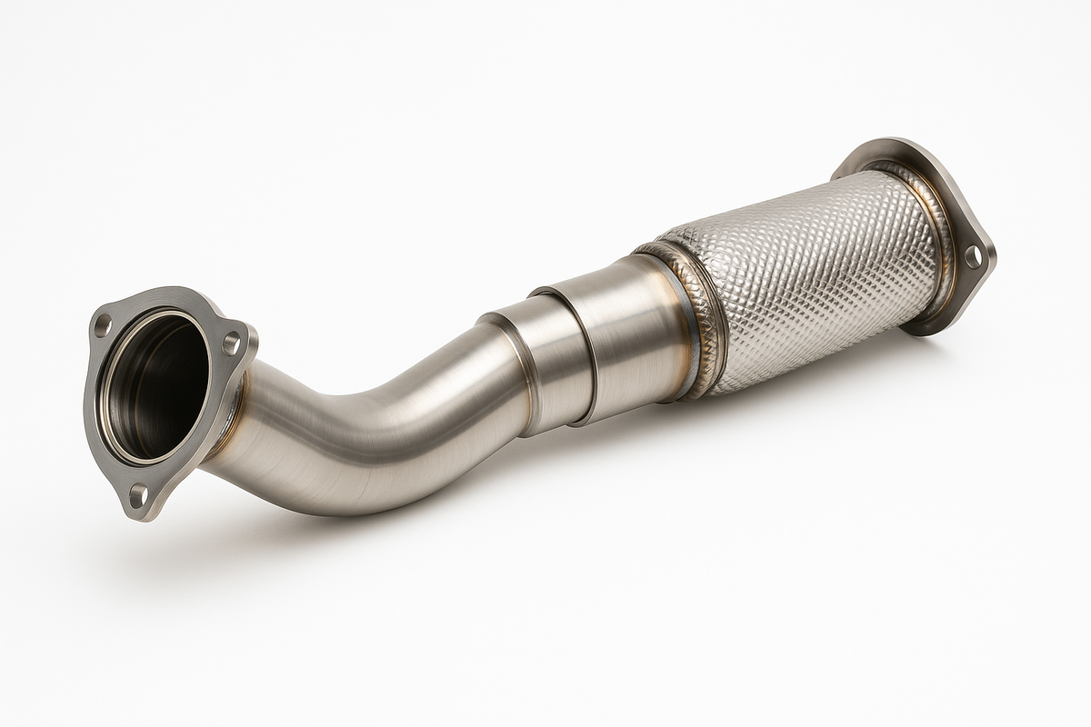 2013–2018 BMW 240i/340i/440i F30/F32 B58 3.0T Downpipe with Reducer, Slip‑Fit Joint
