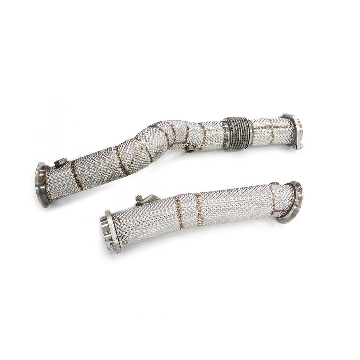 BMW S58 Downpipes - G80 M3 / G82 M4 G81 M3 - Catless Heatshielded