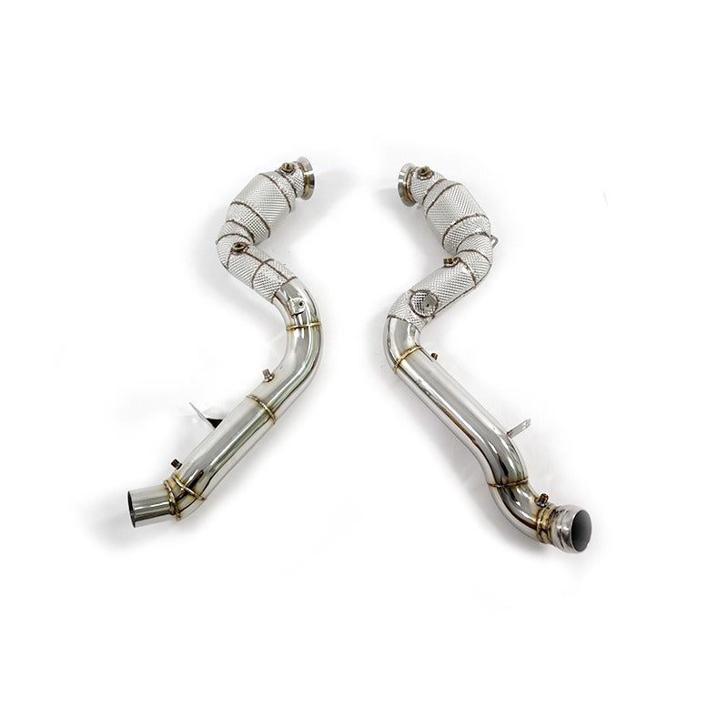 Mercedes GLE63s GLS63 AMG Mercedes Benz W167 V167 C167 X167 Catless Heatshield Downpipes